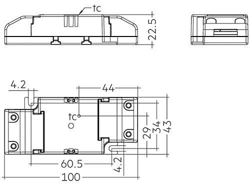 10W 250mA fixC SR SNC2 ESSENCE Constant Current LED Driver 87500801  Tridonic LC